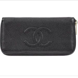 Authentic Black Chanel Wallet